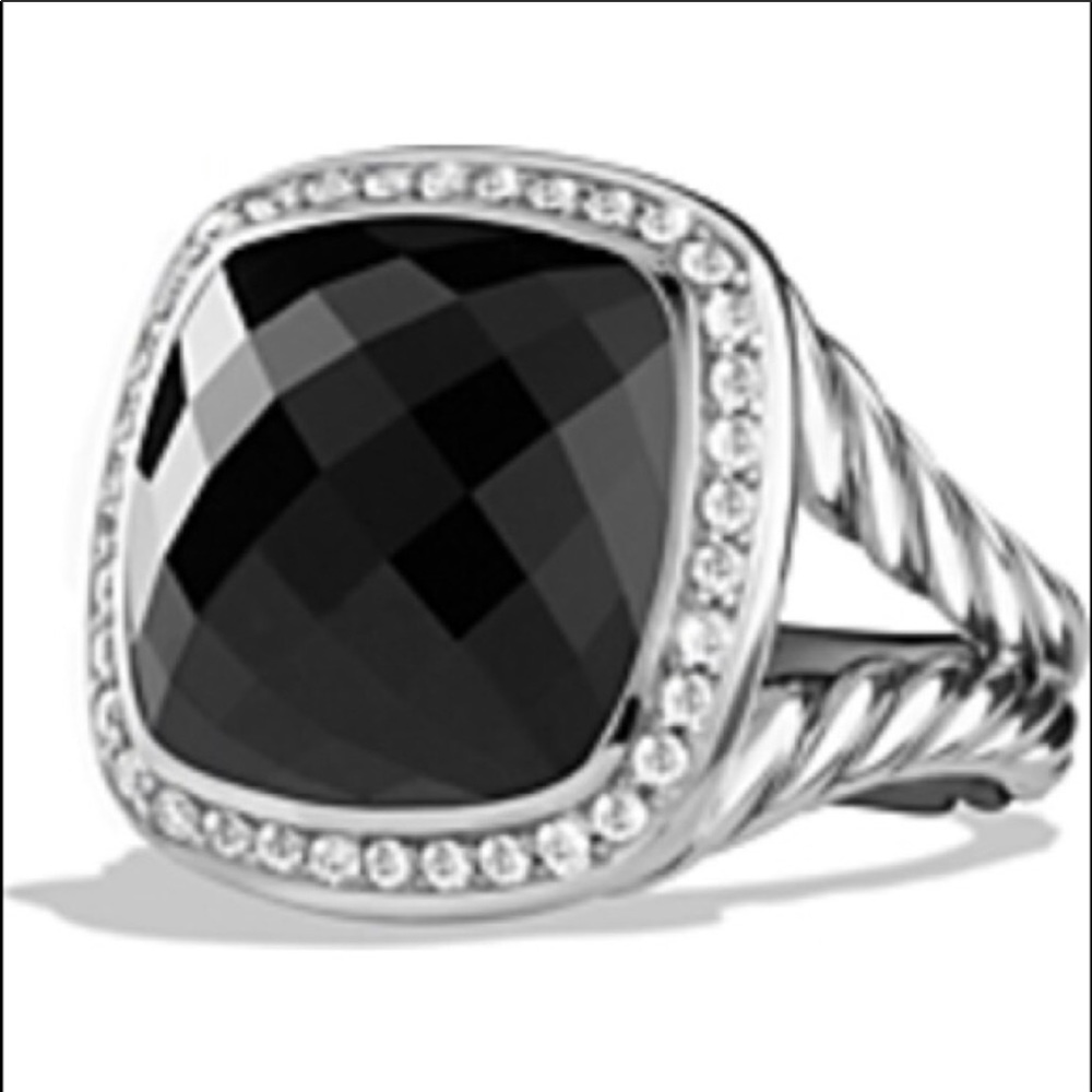 David Yurman Black Onyx Albion Ring 11mm